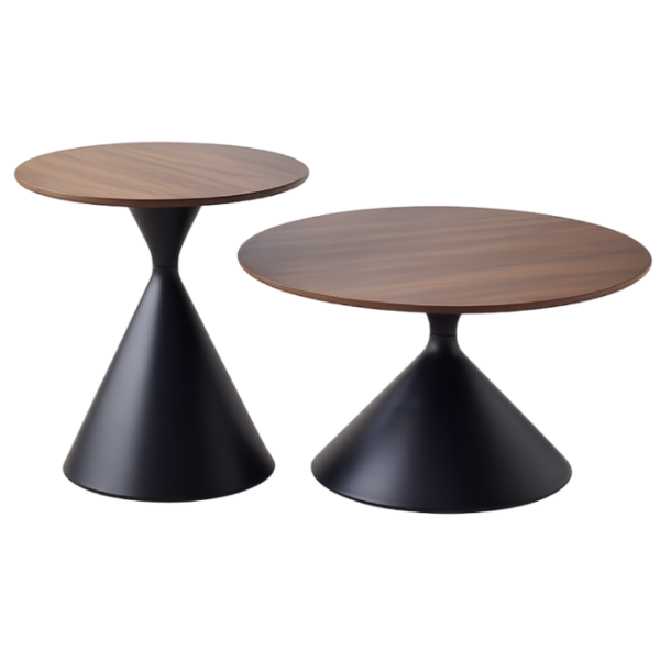 Modern Wooden Coffee Table - Nordic, Homestay - Black