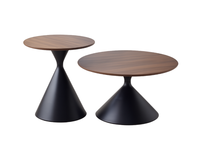 Modern Wooden Coffee Table - Nordic, Homestay - Black