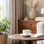 Modern Wooden Coffee Table - Nordic, Homestay - Black