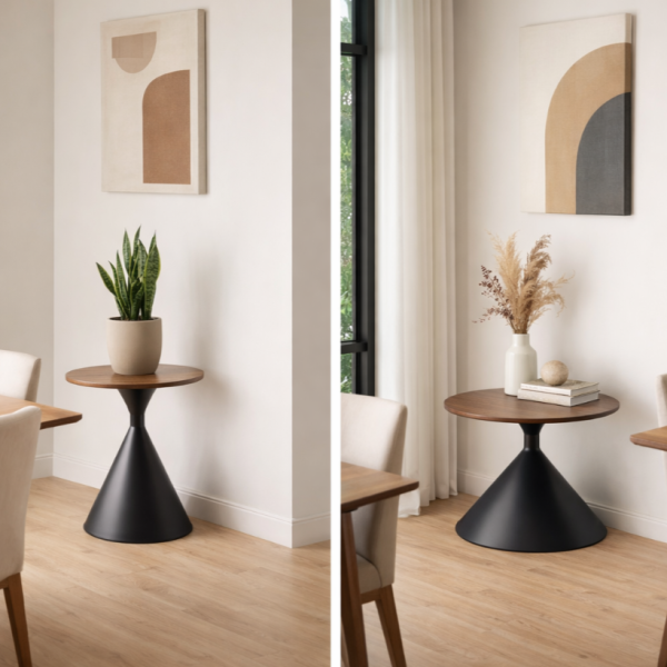 Modern Wooden Coffee Table - Nordic, Homestay - Black