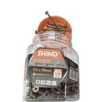 Shind 208-Piece 5.0x35mm Gold Bugle Head Phillips Drive Screws – Premium Steel, Rust-Resistant, Ideal for Wood & Drywall