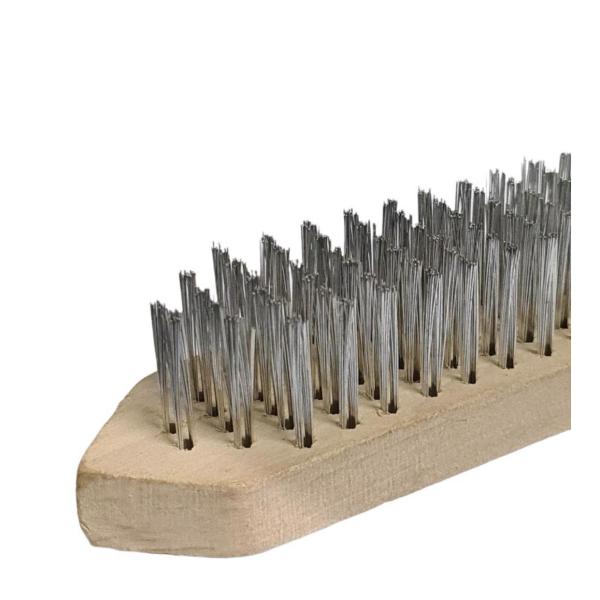 Heavy‑Duty Steel Wire Cleaning Brush – Sturdy Handle, Rust & Paint Remover