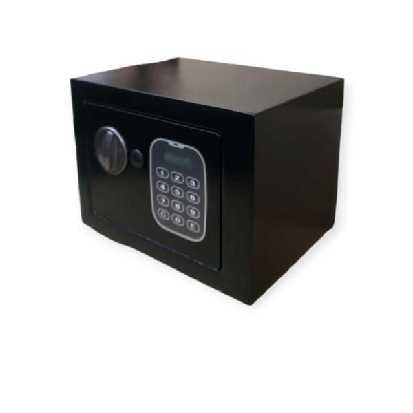 XF0725 17EL Mini Electronic Safe – 4.6L Compact Steel Security Box with Keypad Lock (23x17x17cm)