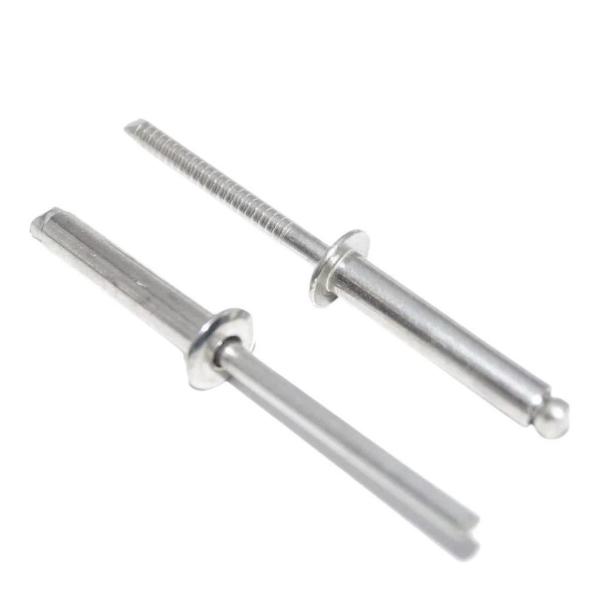 Shind 5.0x30mm Silver Carbon Steel Rivets – 115-Piece Pack | Durable Fasteners for Metal & Wood Applications