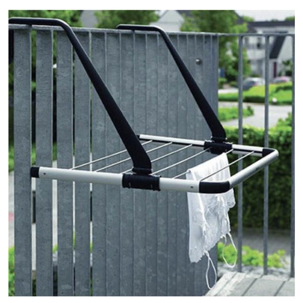 Stainless Steel Hook Drying Rack XF0886 – 5-Line Fold-Away Indoor & Outdoor Laundry Hanger