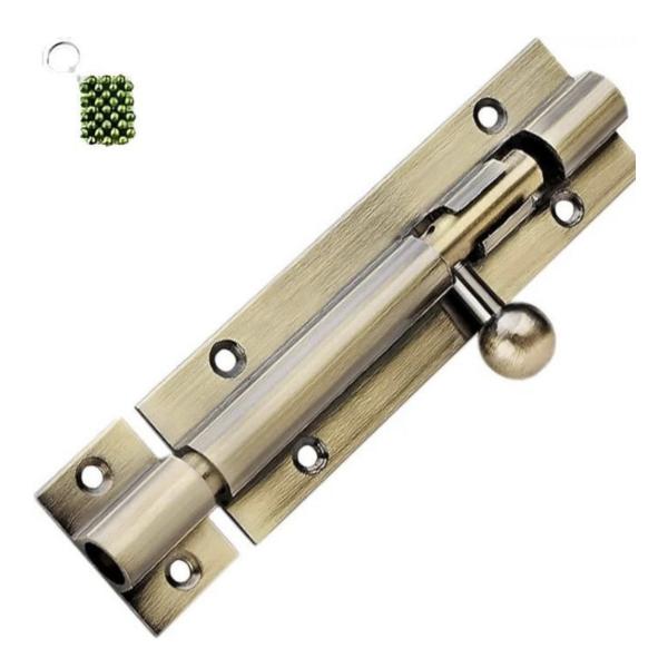 Shind 110 mm Stainless Steel Sliding Bolt with Keyholder – Durable Security Lock