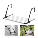 Stainless Steel Hook Drying Rack XF0886 – 5-Line Fold-Away Indoor & Outdoor Laundry Hanger