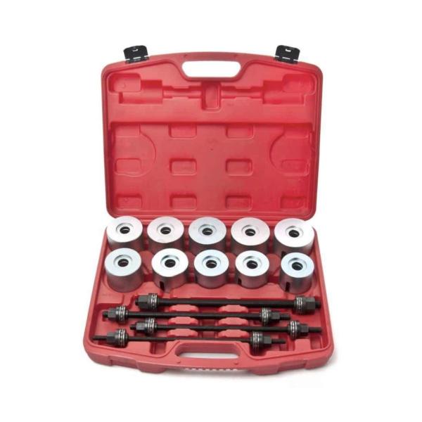 Universal 24‑Piece Press & Pull Sleeve Kit – Wheel, Bushing & Seal Service
