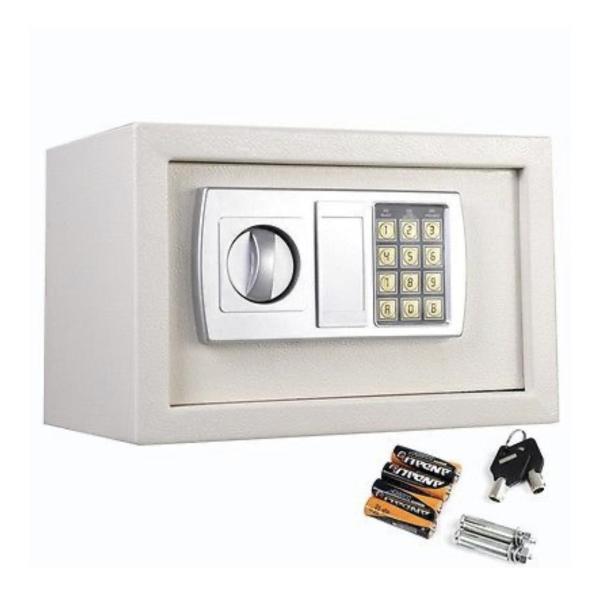 Medium Electronic Digital Safe Box – 0.5 cu ft (14 L), Steel, Digital Keypad + Emergency Keys