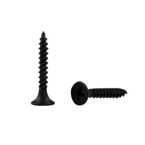 Shind 3.5x25mm Black Phosphate Drywall Screws – Approx. 458pcs – Fine Thread, Phillips Drive, High-Strength Steel