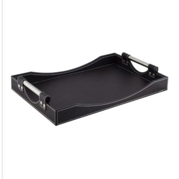 Luxury Leather Tray – Elegant Leather Serving & Decorative Tray
