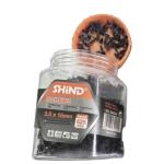 Shind 3.0x20mm Zinc-Plated Carbon Steel Screws – Pack of 574 | Durable Fasteners for Wood, Metal & Plastic Applications