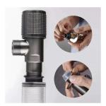 10-Piece White Faucet Leak-Proof Sealing Gasket Set – Durable Silicone Tap Washers for Drip-Free Plumbing Repairs