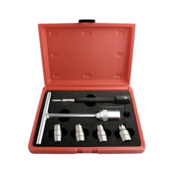 AmPro Diesel Injector Seat Cutter Set – T75723 | Common-Rail Refacing Tool Kit