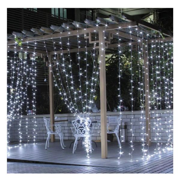 4‑Pack Ultra‑Long Solar Fairy String Lights – Outdoor LED Decor, 8 Modes, Warm White