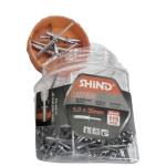 Shind 5.0x30mm Silver Carbon Steel Rivets – 115-Piece Pack | Durable Fasteners for Metal & Wood Applications