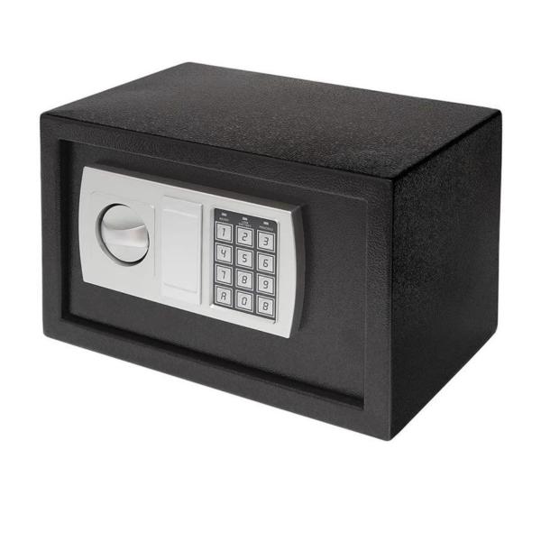 XF0721 17ER Mini Electronic Safe – 4.6L Compact Steel Security Box with Digital Keypad Lock (23x17x17cm)