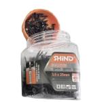 Shind Black 3.5x25mm Drywall Screws – Approx. 458-Piece Pack