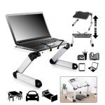 Tech Buddy Adjustable Foldable Portable Laptop & Notebook Stand Table