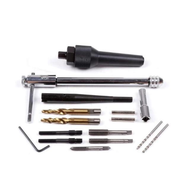 16‑pc Glow Plug Removal & Thread Repair Tool Kit – LPD‑1106