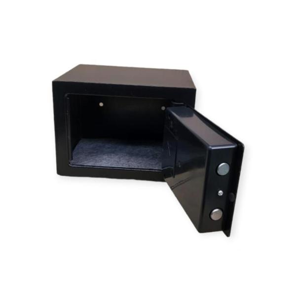 XF0725 17EL Mini Electronic Safe – 4.6L Compact Steel Security Box with Keypad Lock (23x17x17cm)