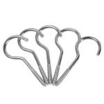 Shind 4.2 x 75mm Silver Screws with Hooks – 61pcs Durable & Versatile Set