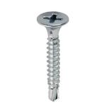 Shind 4.2 x 32mm Silver Self-Drilling Screws – 205-Pack, Bugle Head, Steel Construction