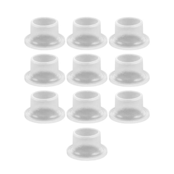 10-Piece White Faucet Leak-Proof Sealing Gasket Set – Durable Silicone Tap Washers for Drip-Free Plumbing Repairs