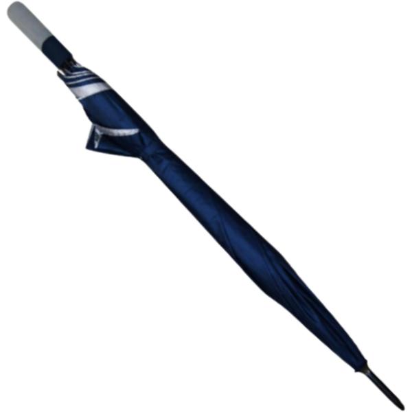 Totally Home TH127 Golf Umbrella Windproof Dual-Layer Double Canopy Automatic Open Rain Shield Navy Blue Large