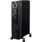 Sokany SK-18026 Oil Filled Radiant Heater for Indoor Home Heating 2400W 9 Fins with Built-In Fan Boost Black Medium