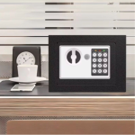 Compact Electronic Safe Box – Digital Keypad Lock, Steel Security (0.2 cu ft Capacity)