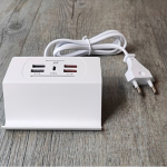5-Port USB Hub with USB-C PD (3.1 A) + USB 3.0 Ports – Self-Powered Multi-Device Charging Station